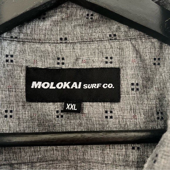 Molokai Surf Co Casual Button Down Shirt Size XXL - Picture 3 of 8